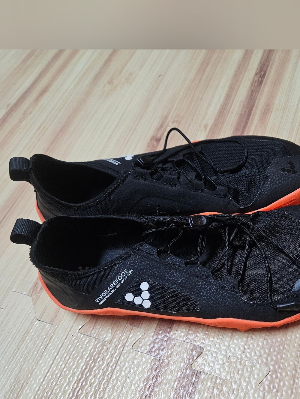 Vivo Barefoot Primus Trail SG Men's Size EU 43 / US 10 Black Orange Minimalist